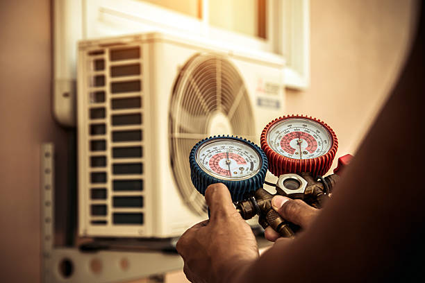 Professional Hvac technician working in Auburn, NY